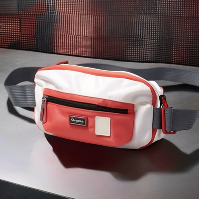 Saco de mensageiro com fecho de fecho para armazenamento de telefone móvel elegante e conveniente