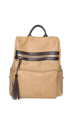 Mochila de computador portátil à prova d'água para meninas Bolsa Bange Custom PU couro