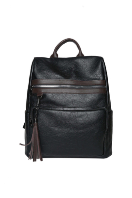Mochila de computador portátil à prova d'água para meninas Bolsa Bange Custom PU couro