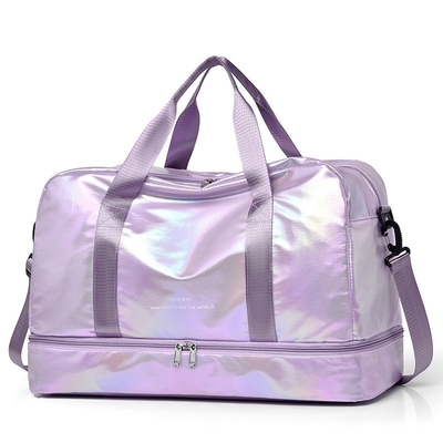 Saco de viagem de camada de divisão para equipamentos de fitness de moda e funcionais para mulheres