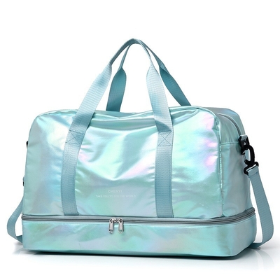 Saco de viagem de camada de divisão para equipamentos de fitness de moda e funcionais para mulheres