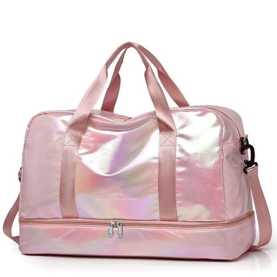 Sacos verdes personalizados para mulheres com boa resistência à abrasão e seu próprio logotipo