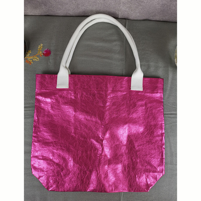 Bolsa de mão multicolor de couro brilhante de grande capacidade para mulheres de luxo para fashionistas