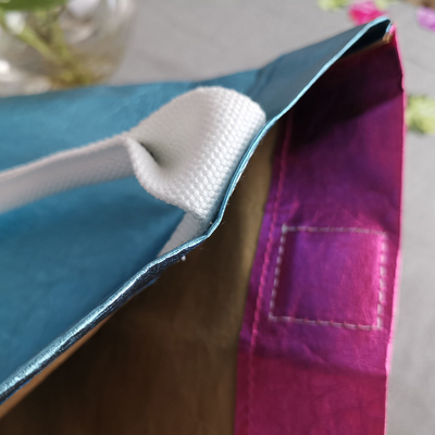 Bolsa de mão multicolor de couro brilhante de grande capacidade para mulheres de luxo para fashionistas