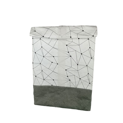 Mochila Tyvek retangular Saco de armazenamento de fraldas Solução de organização de alimentos isolada
