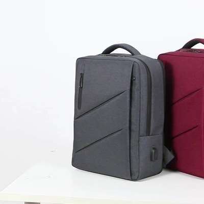 Mochila de negócios personalizada com grande capacidade e material anti-roubo Oxford