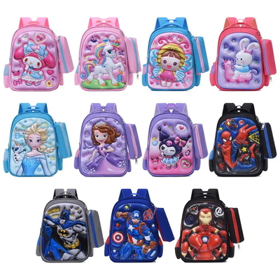 customizado 2024 3D Sanrio Impressão de desenhos animados Mochila de jardim de infância Mochila de estudante Mochila à prova d'água crianças mochila mymelody Mochila para crianças Mochila escolar
