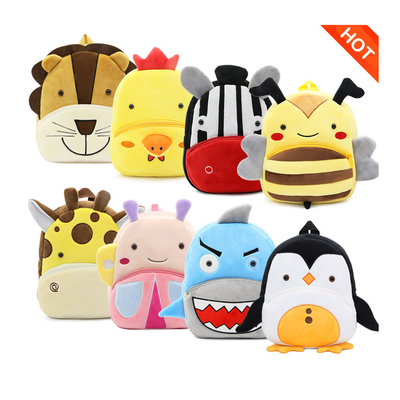 Mochila personalizada Cute Toddler Mochila de pelúcia Animal Kids Mochila de escola bolsas para meninas Cartoon Mini Travel Bag para meninos e meninas Mochila de escola mochila fofinha presente brinquedos mochila