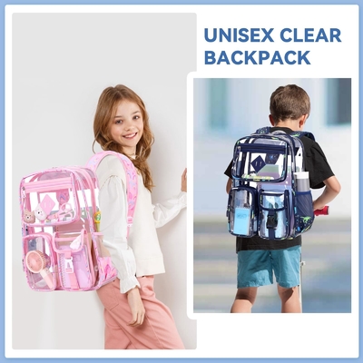Bolso Mochila de Viagem Limpa Para A Escola Mochila Superior de PVC Transparente Para Meninas Mochila Para Homens Mulheres Mochila Estudante
