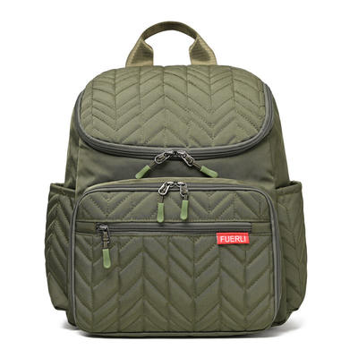 Bolsa de fraldas personalizada Mochila de viagem multifunção com mochila de almofada de mudança Bolsa casual para mulheres Tote Bag