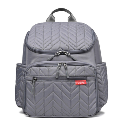 Bolsa de fraldas personalizada Mochila de viagem multifunção com mochila de almofada de mudança Bolsa casual para mulheres Tote Bag