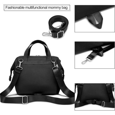 Bolsa de fraldas personalizada Mochila pequena Bolsa de mão de maternidade Mochila de viagem multifunção à prova d'água Mochila de viagem elegante Mini-Ladies Tote Bags