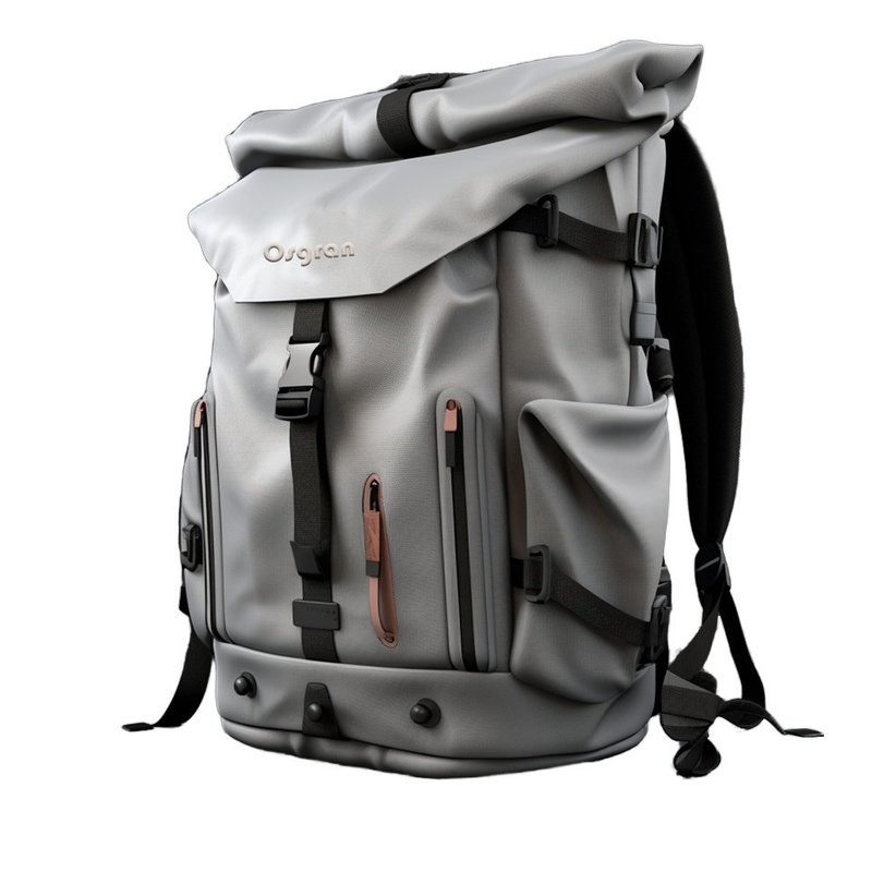 Mochila de acampamento 60L com cobertura impermeável para chuva e Softback